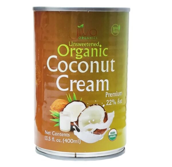 Jiva Unsweetened Organic Coconut Cream