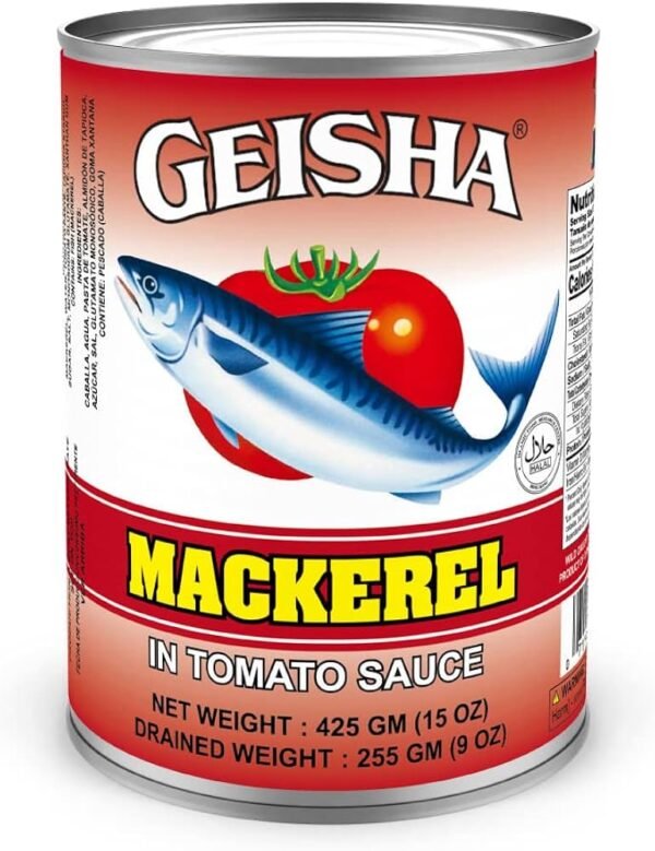 Geisha Mackerel in Tomato 15 oz