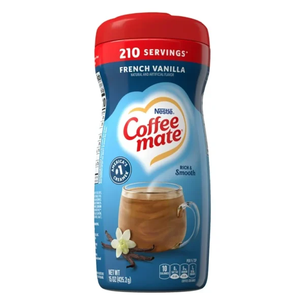 NESTLE COFFEE MATE POWDER FRENCH VANILLA 15oz