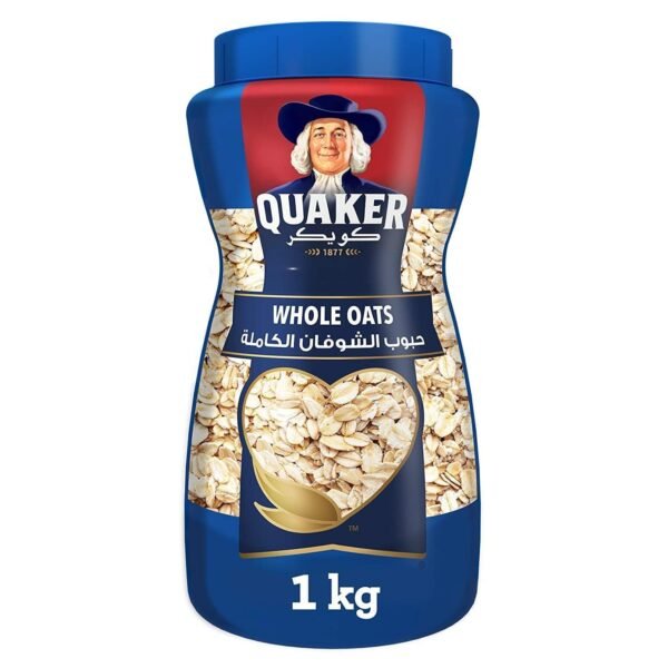 Quaker Whole Oats Jar