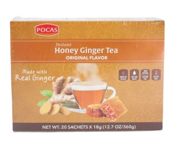 Pocas Instant Honey Ginger Tea - Original Flavor