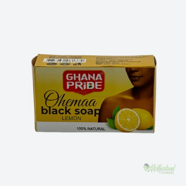 Ghana Pride Ohemaa Lemon Black Soap