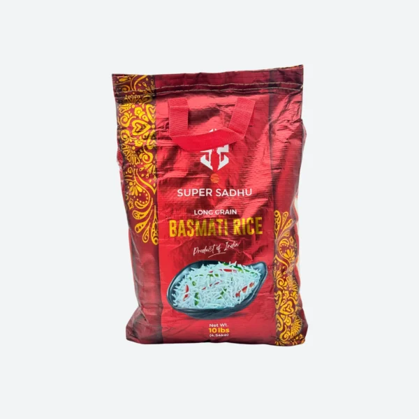Super Sadhu Long Grain Basmati Rice 10lbs