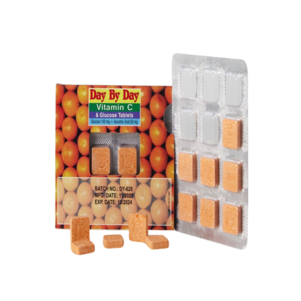 Day By Day Vitamin C And Glucose Tablets