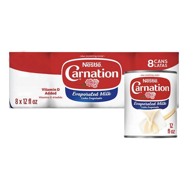 Carnation Evaporated Milk 12oz - 8 Cans -