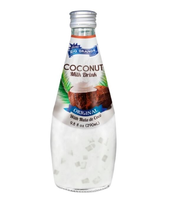 Coconut Milk Drink With Nata De Coco