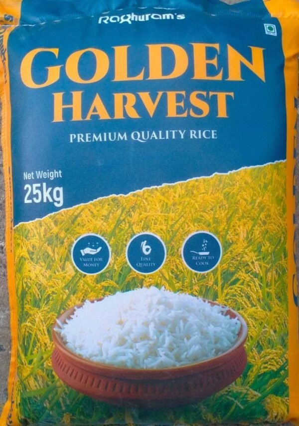 Golden Harvest Parboiled Rice 25lbs