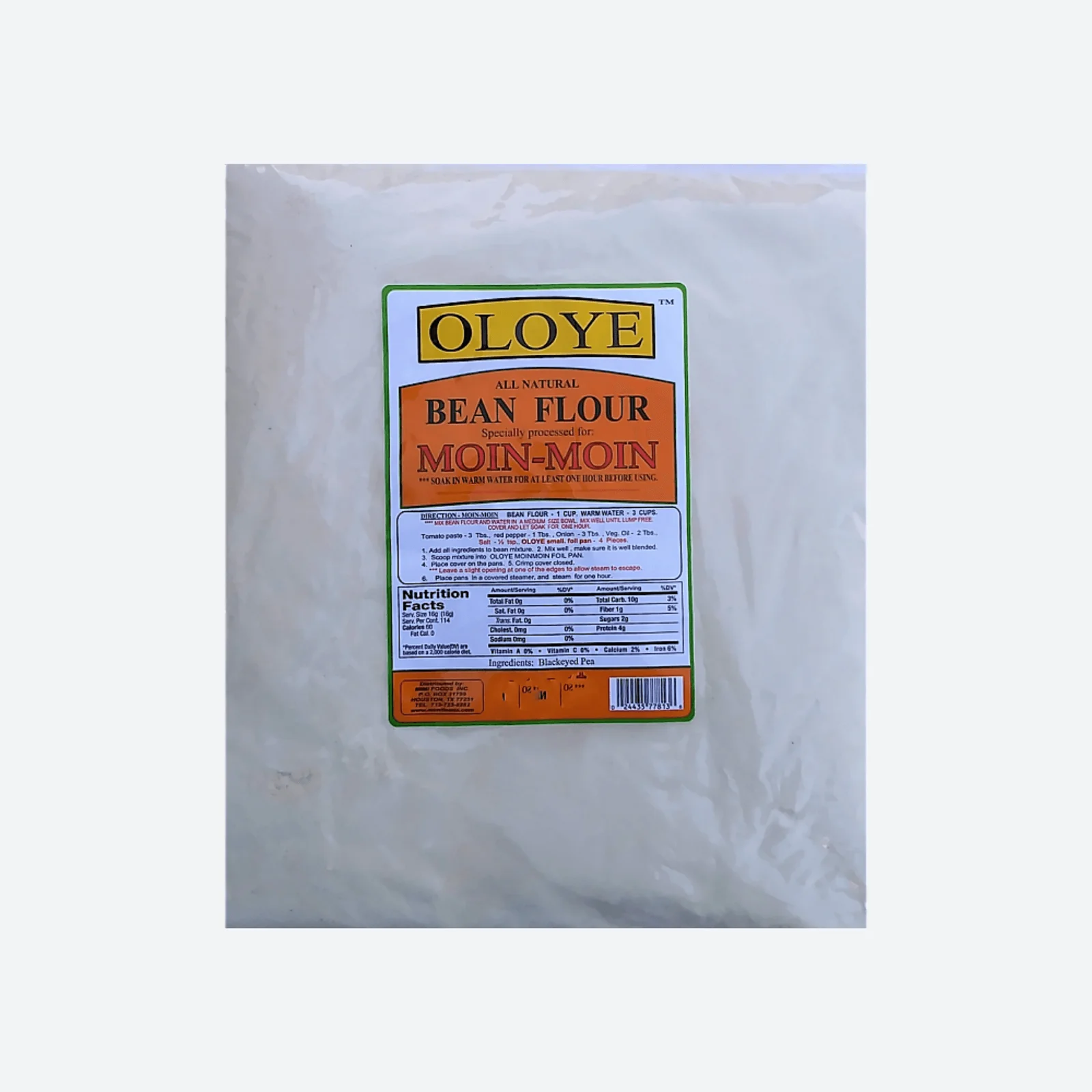 oloyebeanflourmoinmoin10lbsmotherlandgroceries
