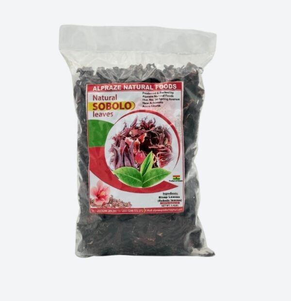 Natural Sobolo Hibiscus Flower Leaves 6oz - Image 2