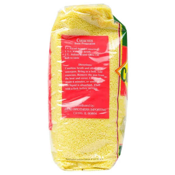 Ziyad Medium Couscous 35.2oz - - Image 2